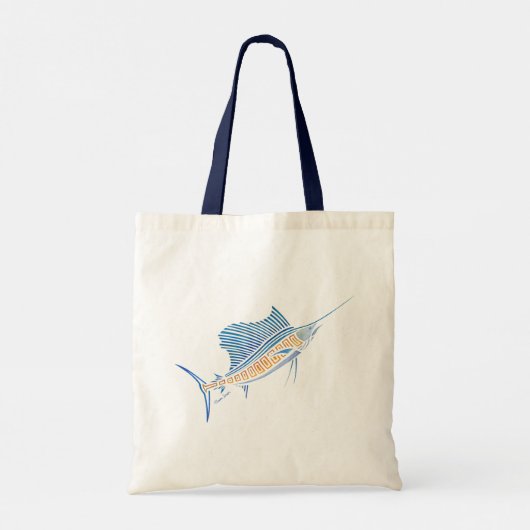 Tribal Sailfish Tragetasche (Rückseite)