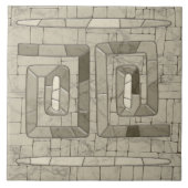 Tribal Sand Mosaik Art Fliese (Vorderseite)