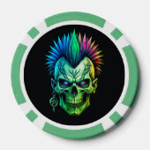 Tribal-Schädel Pokerchips (Rückseite)