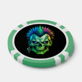 Tribal-Schädel Pokerchips (Einzeln)