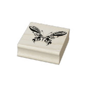 Tribal-Schmetterling-Briefmarke für abstrakte Kuns Gummistempel (Stempel)