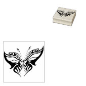Tribal-Schmetterling-Briefmarke für abstrakte Kuns Gummistempel (Stempel)