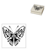 Tribal-Schmetterling-Briefmarke für abstrakte Kuns Gummistempel (Stempel)