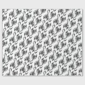 Tribal Scorpion Art Geschenkpapier (Flach)