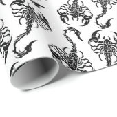 Tribal Scorpion Art Geschenkpapier (Rolleneckpunkt)