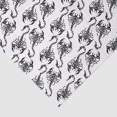 Tribal Scorpion Art Seidenpapier (Ausschnitt)