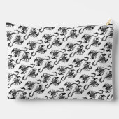 Tribal Scorpion Pattern Modern Personalised Zubehörtasche (Rückseite)