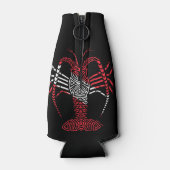 Tribal Scuba Flag Spiny Lobster Flaschenkühler (Rückseite)