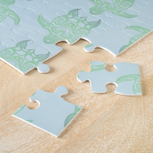Tribal Sea Turtle Honu Puzzle (Seite)