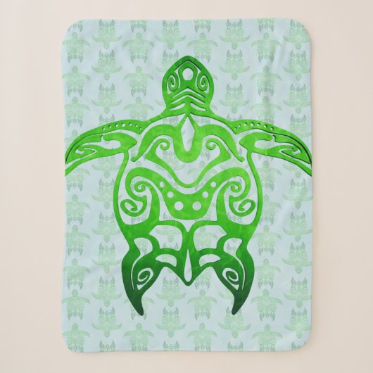 Tribal Sea Turtle Honu Sherpadecke (Vorderseite)