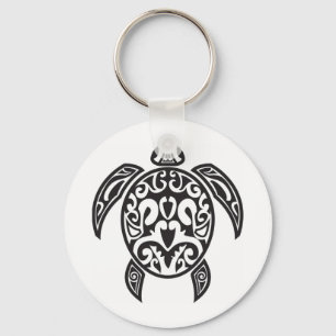 Tribal Sea Turtle Schlüsselanhänger