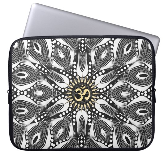 Tribal Serpal OM Laptop Sleeve (Vorderseite)