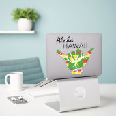 TRIBAL SHAKA (HANG LOOSE) ALOHA HAWAII KANAKA LT AUFKLEBER (Laptop auf Schreibtisch)