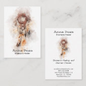 *~* Tribal Shamanic Dream Catcher Sacro Shaman Visitenkarte (Vorne/Hinten)