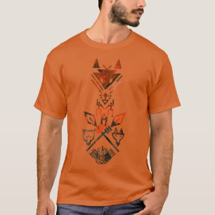 Tribal Sign Animes Wolf Bärenfox Spear Hand Totem T-Shirt