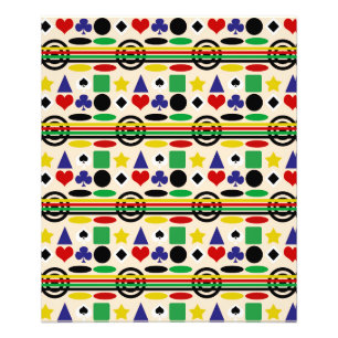 Tribal skandinavisches Muster Fotodruck