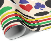 Tribal skandinavisches Muster Geschenkpapier (Rolleneckpunkt)