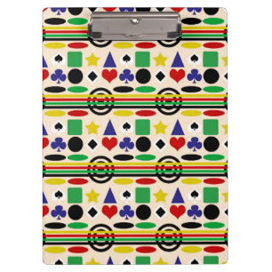 Tribal skandinavisches nordisches Musterdesign Klemmbrett