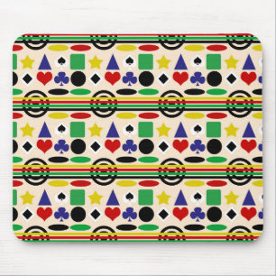 Tribal skandinavisches nordisches Musterdesign Mousepad