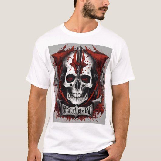 Tribal Skull Artwork T-Shirt (Vorderseite)