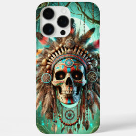 Tribal Skull iPhone 16 Pro Max Hülle