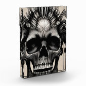 Tribal Skull Fotoblock (Links)