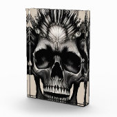 Tribal Skull Fotoblock (Rechts)