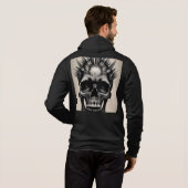 Tribal Skull Hoodie (Schwarz voll)