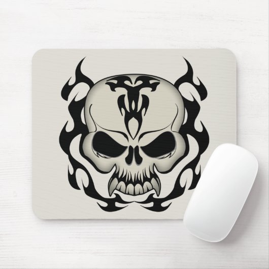 Tribal Skull Mousepad (Mit Mouse)