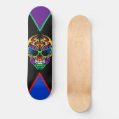 Tribal Skull Skateboard (Vorderseite)