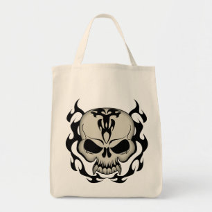 Tribal Skull Tragetasche