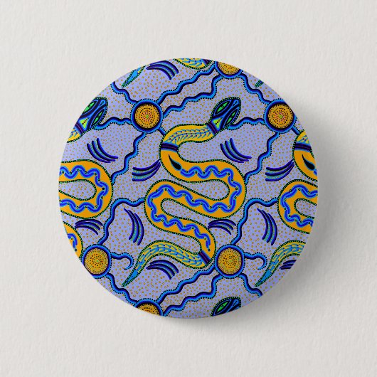 Tribal Snake Button (Vorderseite)