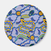 Tribal Snake Magnet (Vorne)