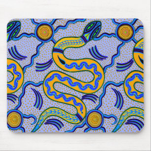 Tribal Snake Mousepad