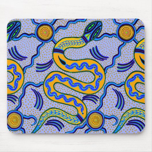 Tribal Snake Mousepad (Vorne)
