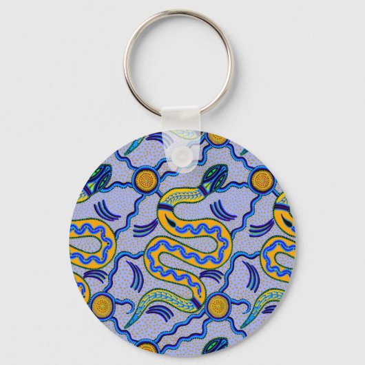 Tribal Snake Schlüsselanhänger (Vorderseite)
