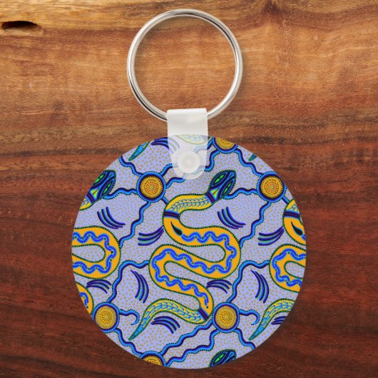 Tribal Snake Schlüsselanhänger (Vorderseite)