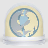 Tribal Snow Globe Custom Spirit Nature Snow Globes Schneekugeln (Vorderseite)
