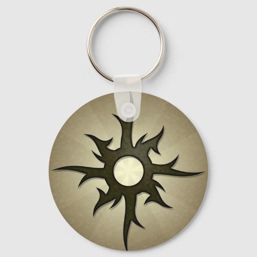 Tribal Solar Thorns Schlüsselanhänger (Vorderseite)