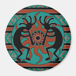 Tribal Southwestern Design Kokopelli Magnet