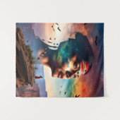 Tribal Spirit Art Wandteppich (Vorderseite (Horizontal))