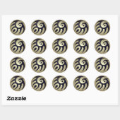 Tribal Spirit Round Sticker (Blatt)