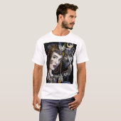 "Tribal Spirit Wolf & Warrior Queen T-Shirt – Bold (Vorne ganz)