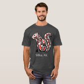 Tribal Squirrel Sitka Alaska Native American Haida T-Shirt (Vorne ganz)