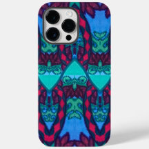 Tribal Stickerei Look Owl and Cat