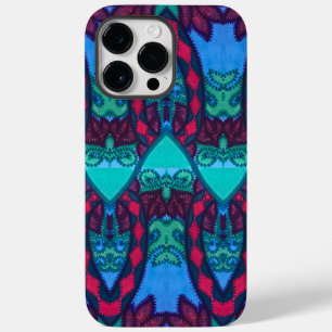 Tribal Stickerei Look Owl and Cat Case-Mate iPhone 14 Pro Max Hülle