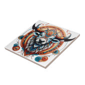 Tribal-Stiernlogo Fliese (Seite)