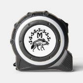 Tribal Strip Hyena Monogram Maßband (Vorderseite)
