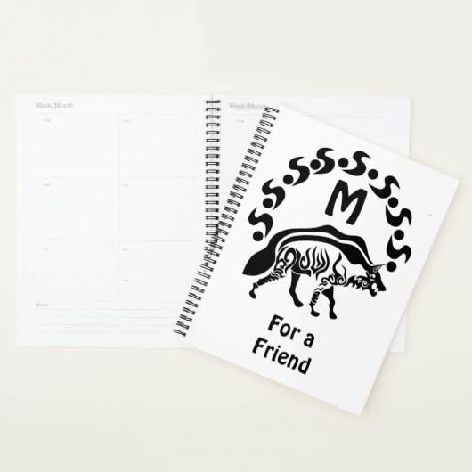 Tribal Strip Hyena Monogram Planer (Anzeige)