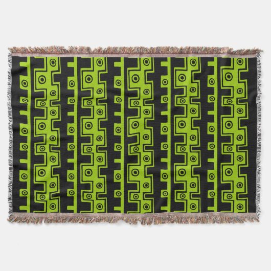 Tribal Style II - Black on Martian Green Decke (Vorderseite)